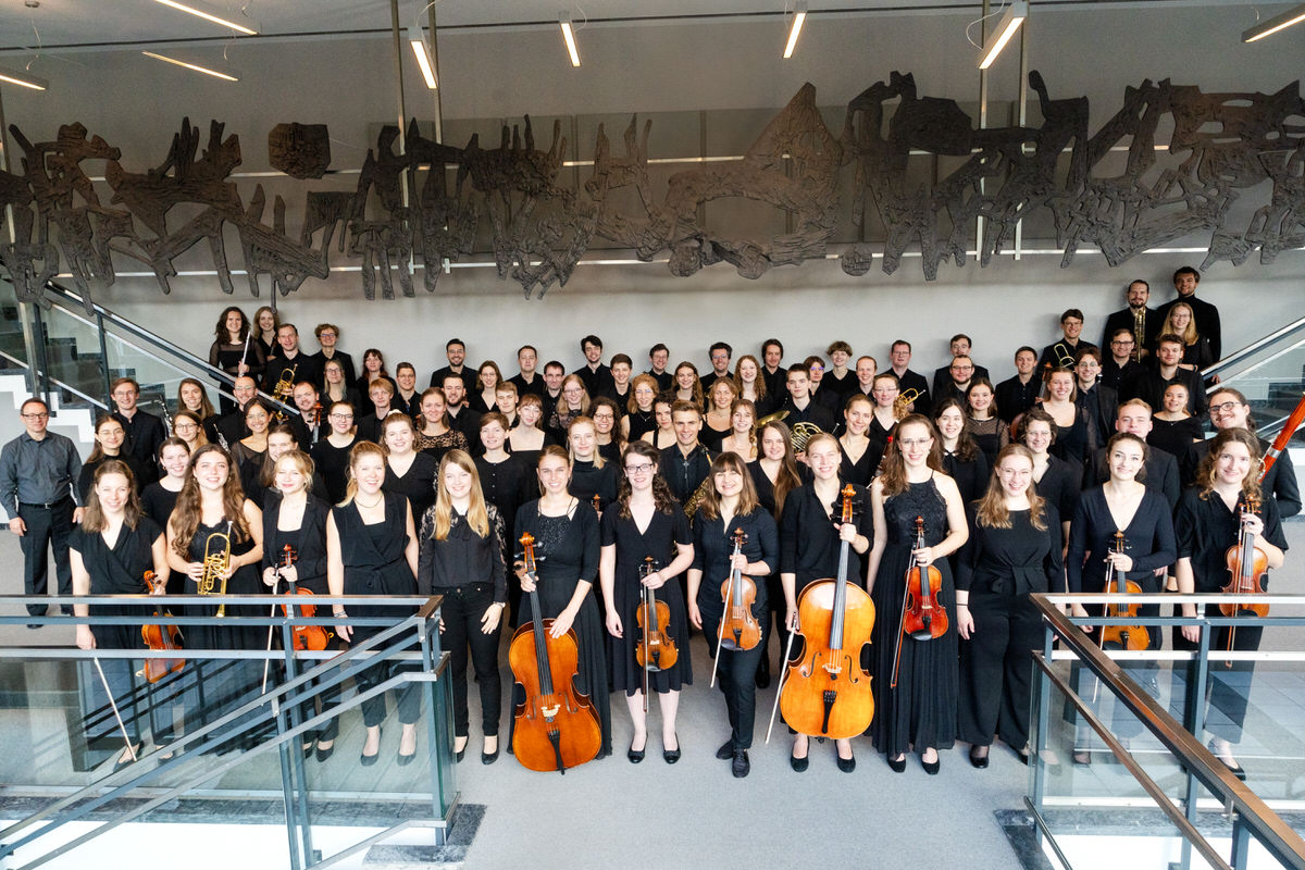 Orchesterfoto Bundesschulmusikorchester in Würzburg