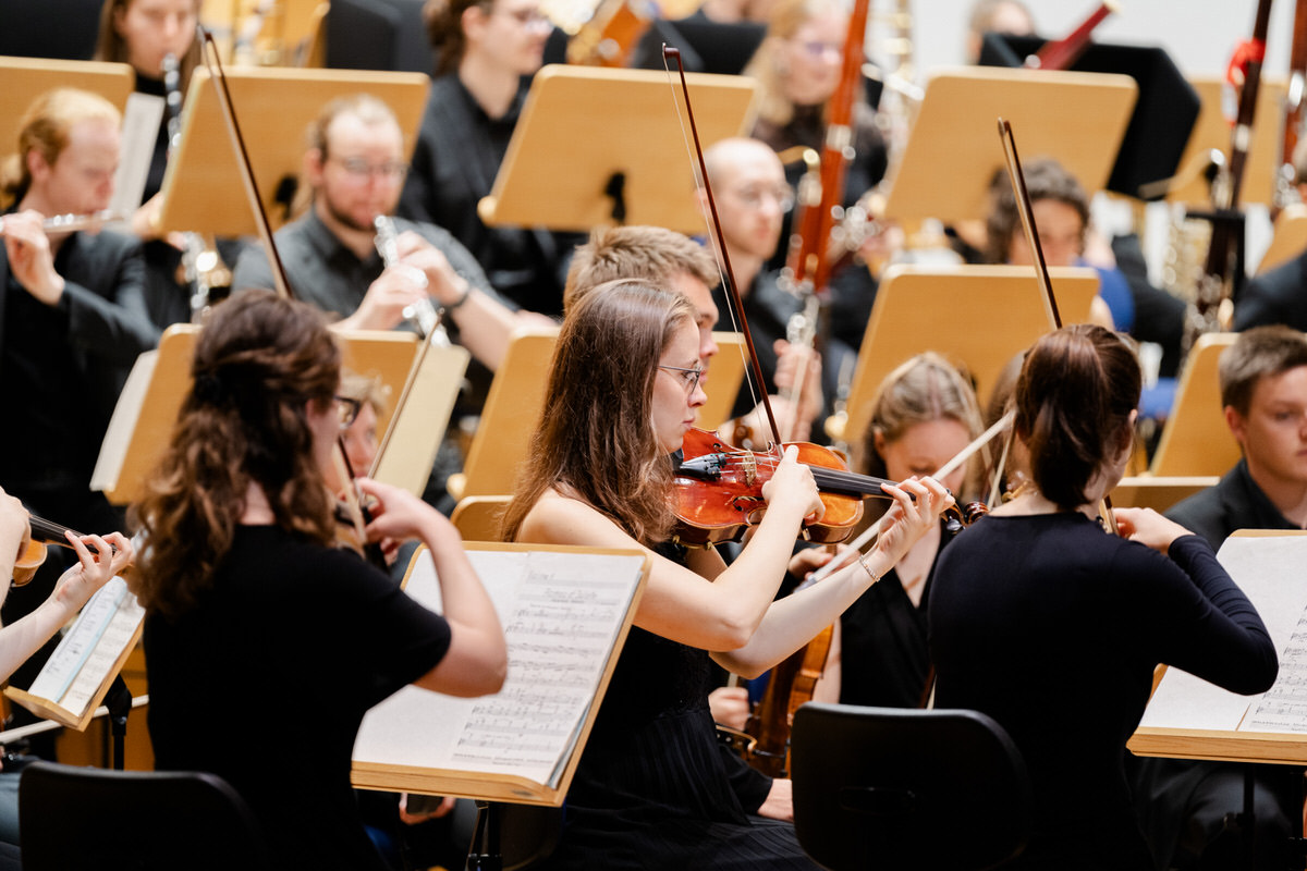 Konzertfotografie Bundesschulmusikorchester in Würzburg