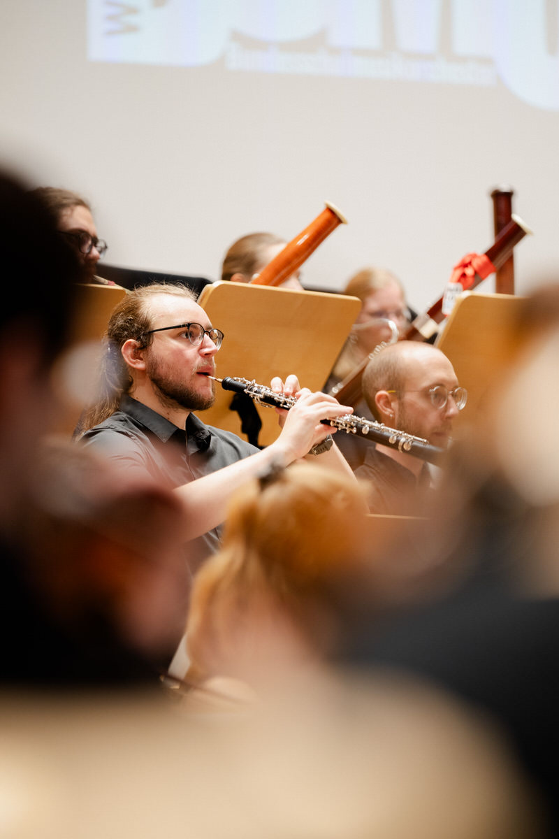 Oboist Konzertfotografie Bundesschulmusikorchester