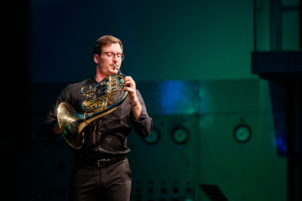 Hornist Marc Gruber beim Kammermusikfestival Würzburg 2023