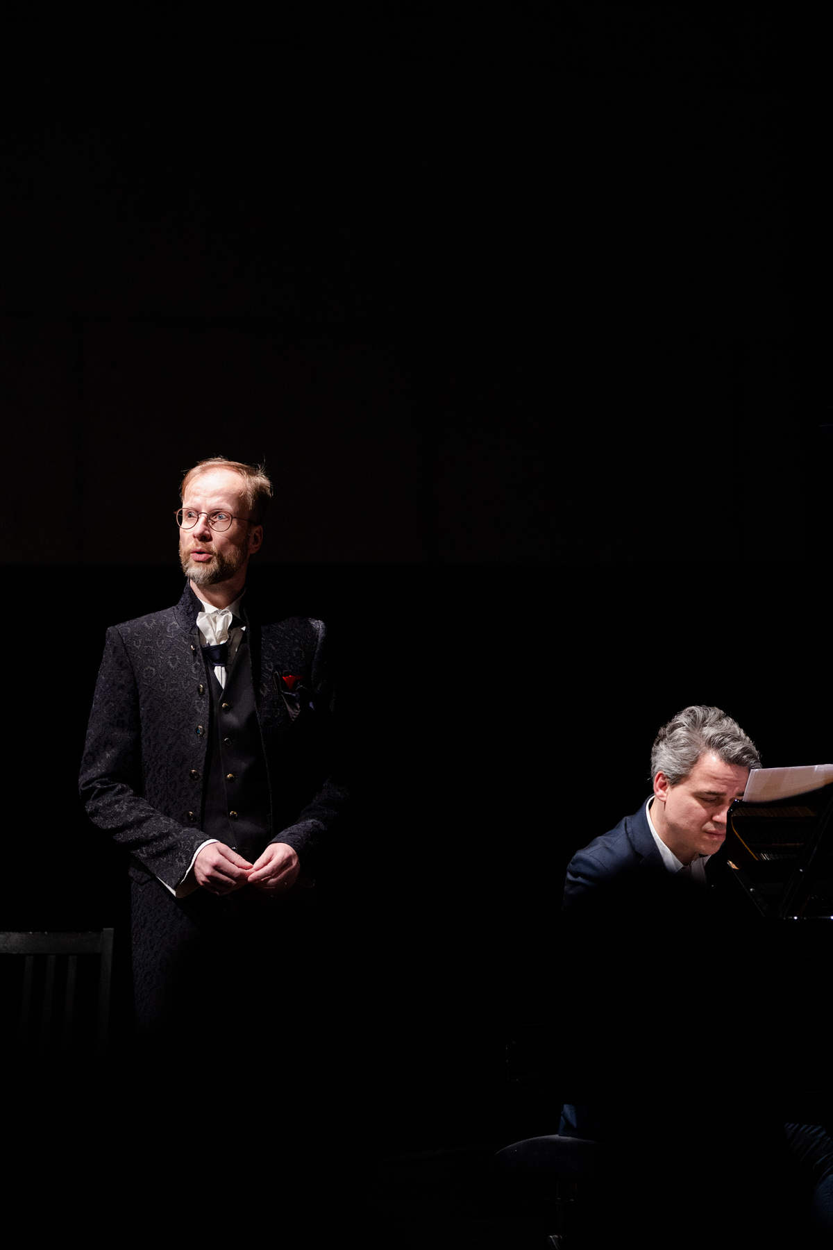 Peter Schöne und Alexander Fleischer beim Nachtkonzert des Festival Lied Würzburg
