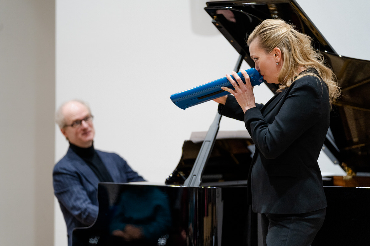 Jan Philip Schulze und Mezzosopranistin Olivia Vermeulen beim Liedfestival Würzburg
